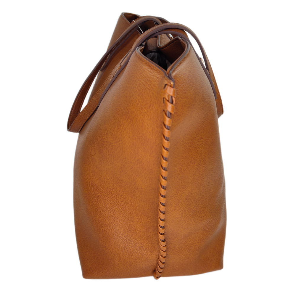 Style & Co Extra Large East West Tote - Tortoise Shell/Brown/Tan - XL - NWOT - Picture 5 of 15